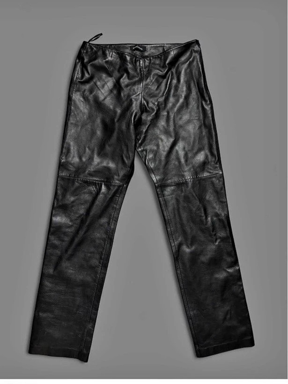 Mooa International genuine leather Black Pants